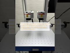 UV cold light dual-head marking machine for medical device identification engraving, 3C product plastic shell marking, dual-station synchronous operation