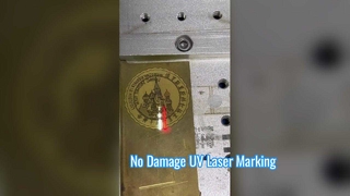 UV Laser Marker No Damage QR Code Engraving